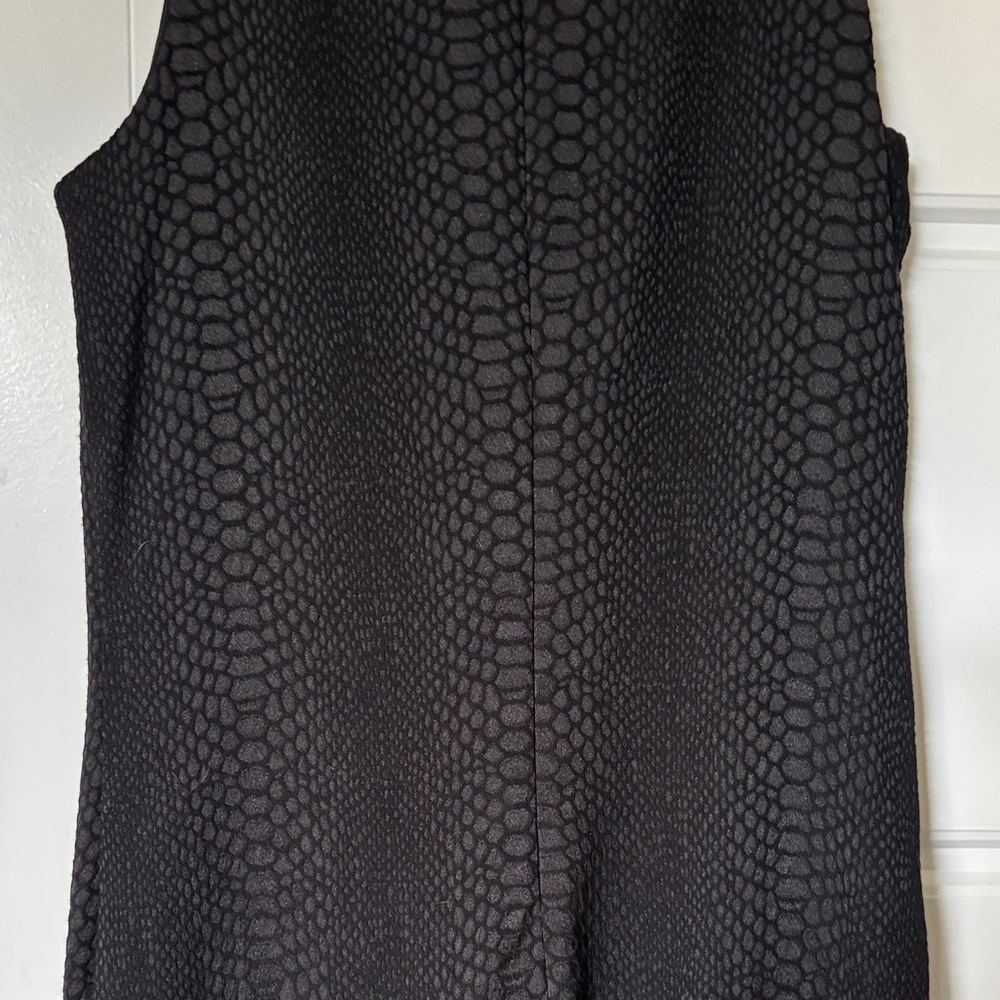 Karen Kane Black Textured Midi Dress - Picture 8 of 8